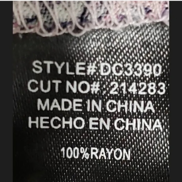 Boutique Patchwork Asymmetrical Midi Dress Pink Bohemian Print Gauze V-Neck - Picture 6 of 6